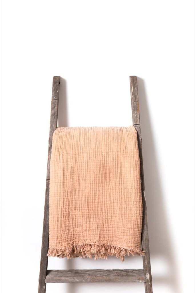 Peach Alaia Bed Cover