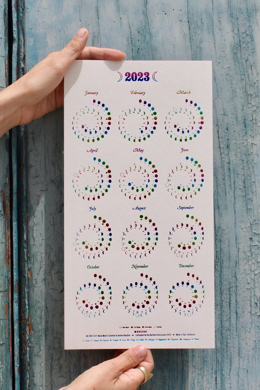 2023 Rainbow Many Moons Calendar — Prism Boutique