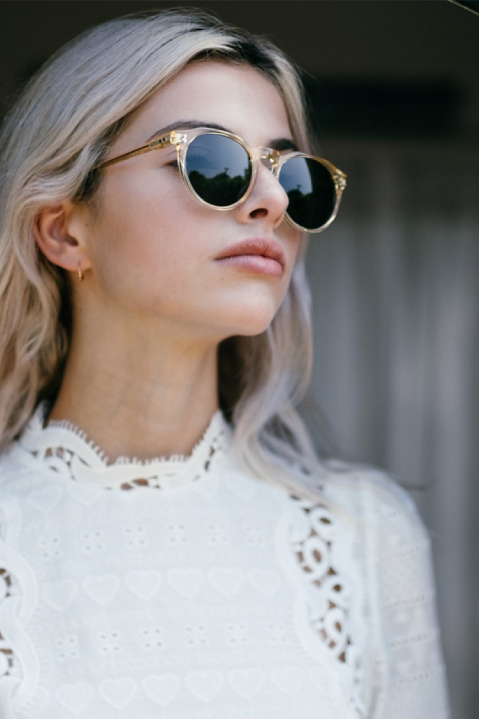 Champagne Crystal Remmy Sunglasses