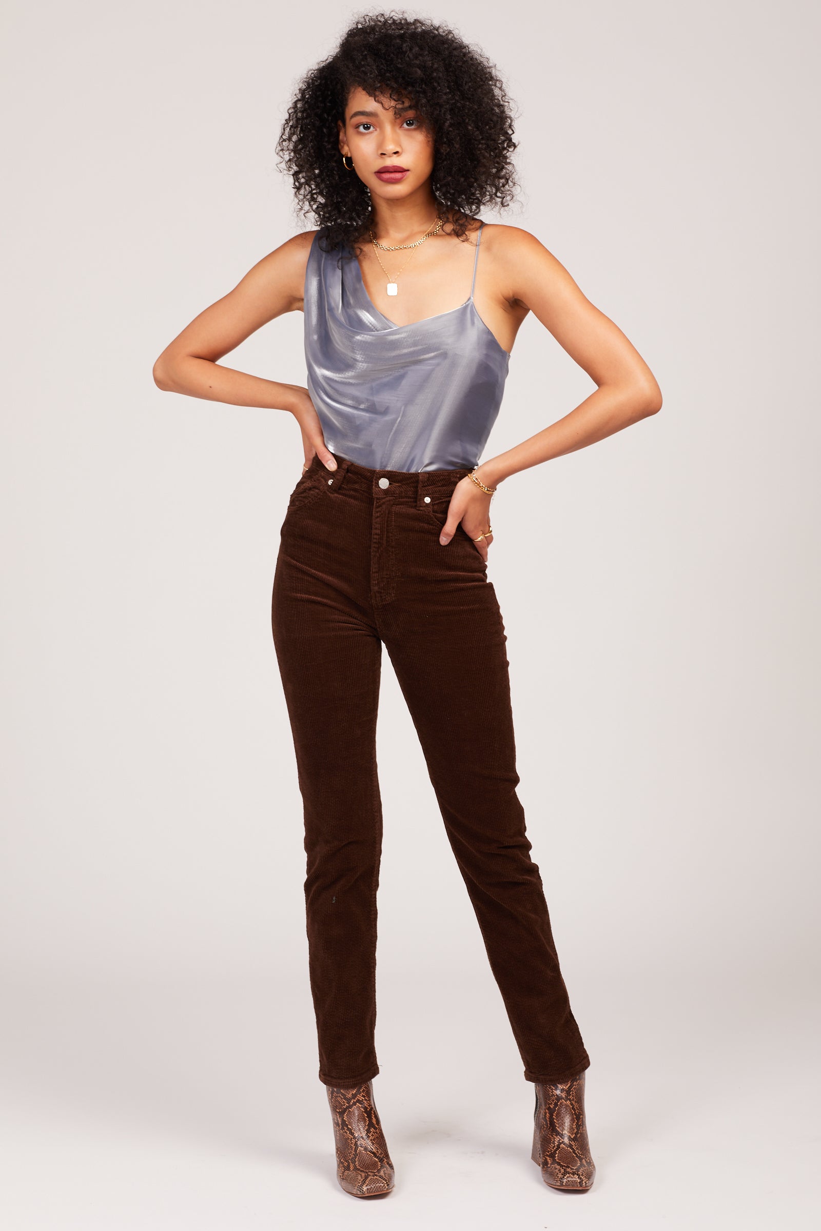 high rise skinny pants