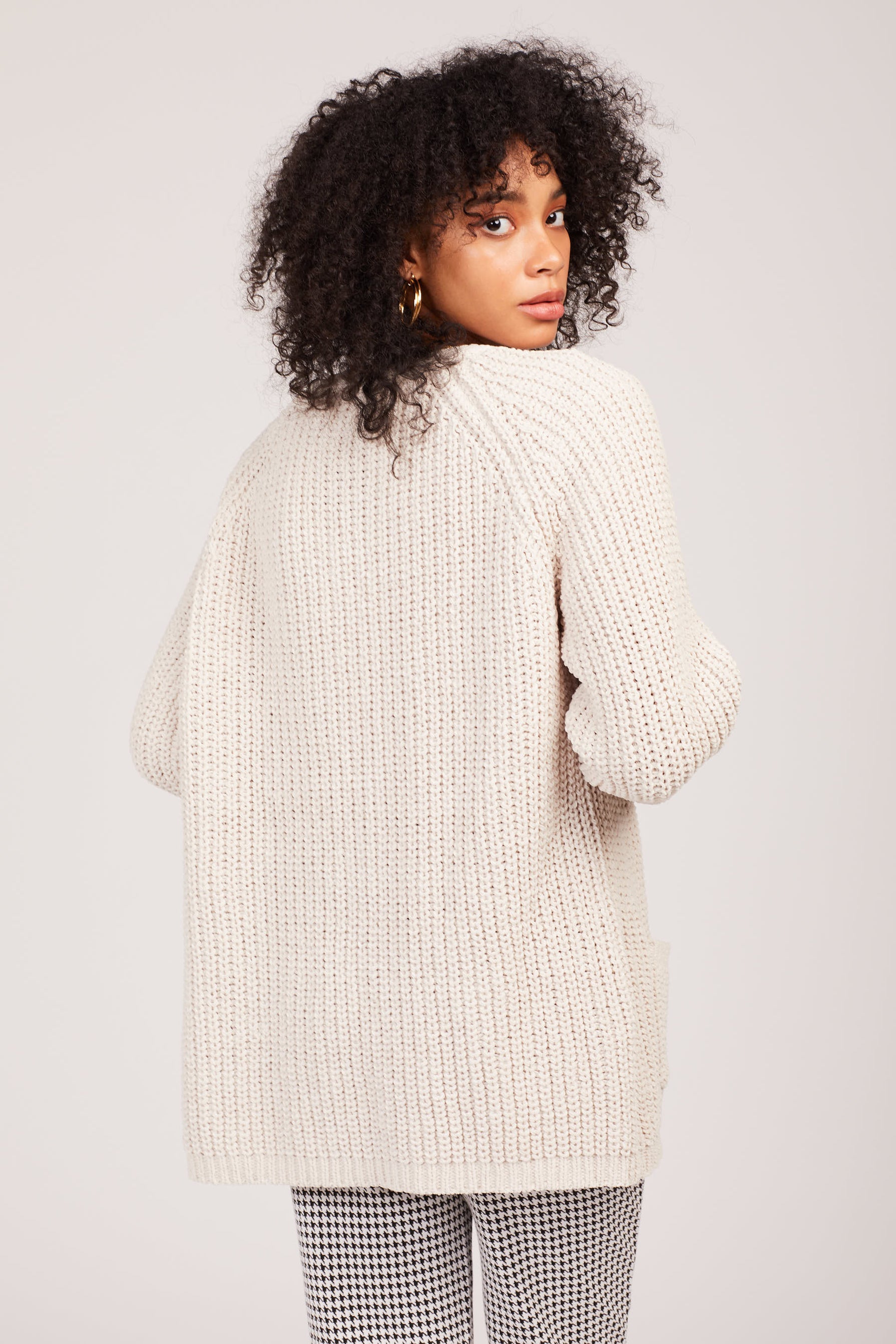 Cardigan Sweater - Almond