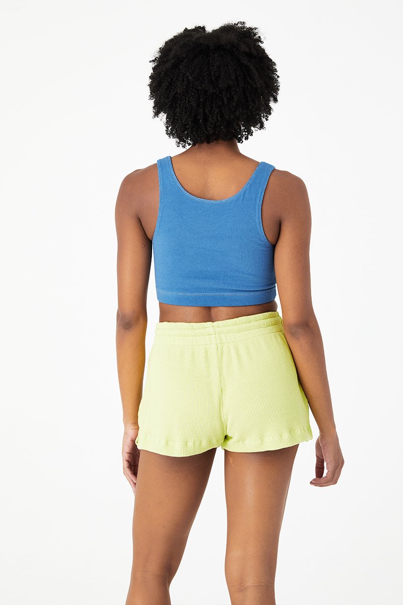 Celery Waffle Lounge Shorts