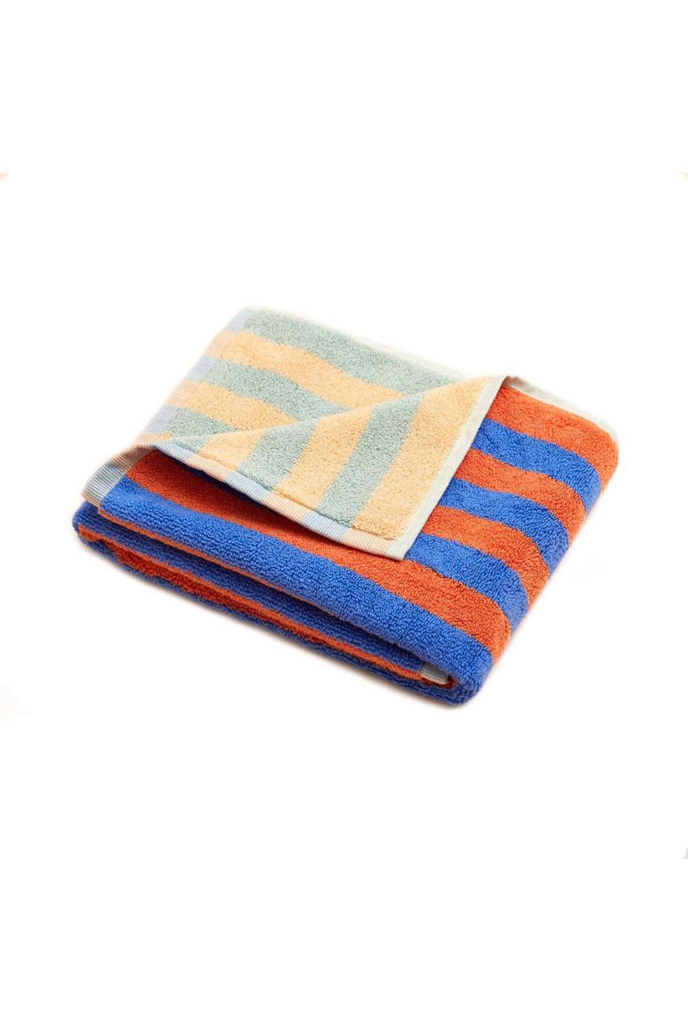Peach Stripe Hand Towel