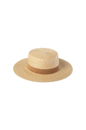 Natural Suede Spencer Boater