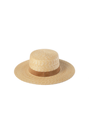 Natural Suede Spencer Boater