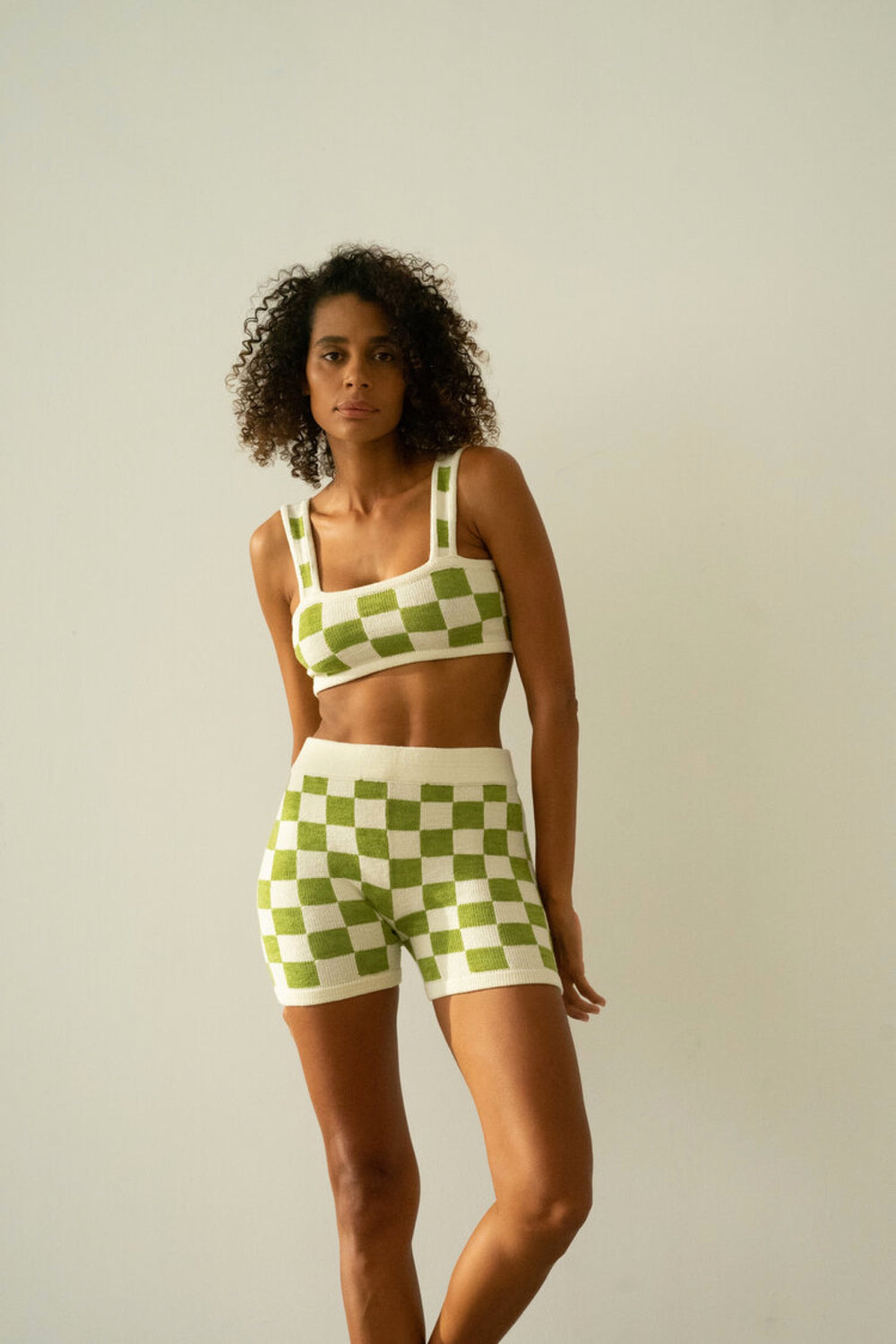 Wasabi Checkered Tank