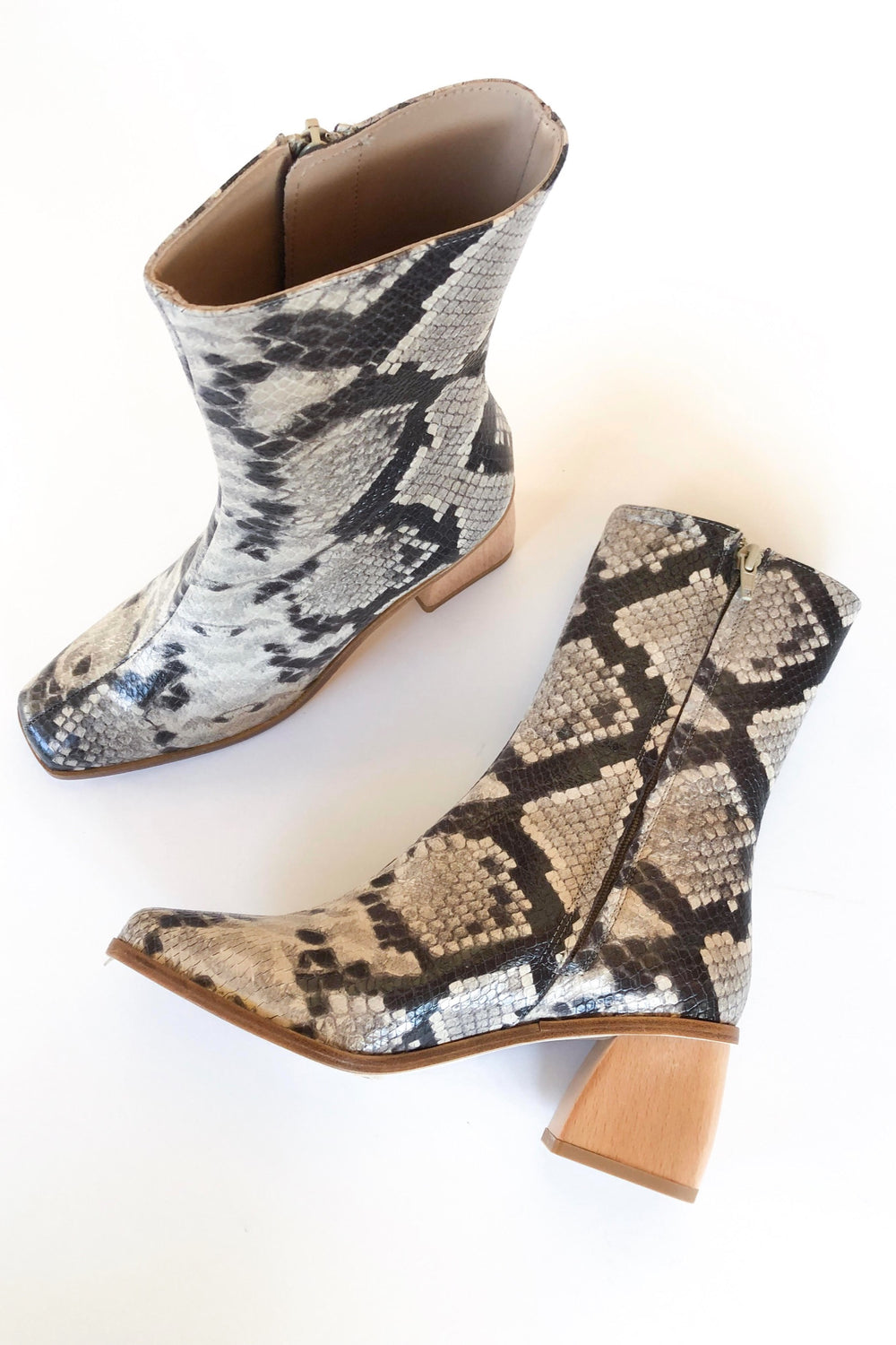 Brown Snake Emilia Boots