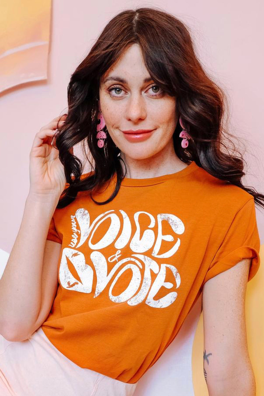 Rust Voice & Vote Tee