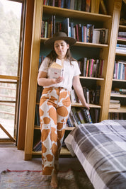 Washed White Cropped Ojai Tee