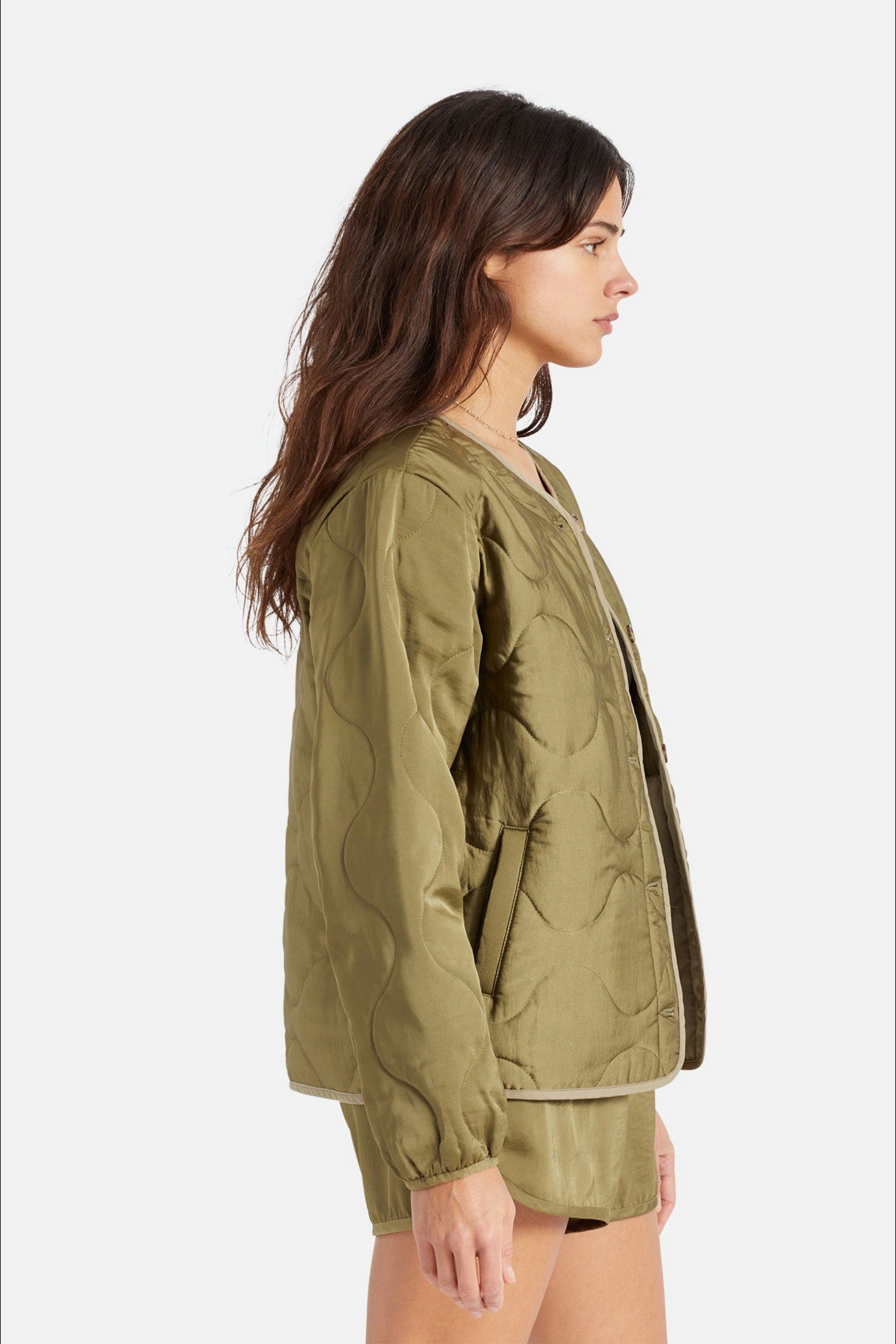 Military Olive Flight Padded Jacket