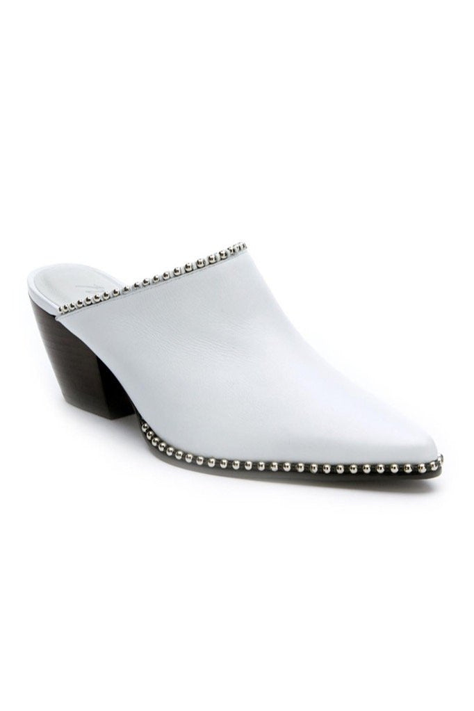 White Zandra Mule
