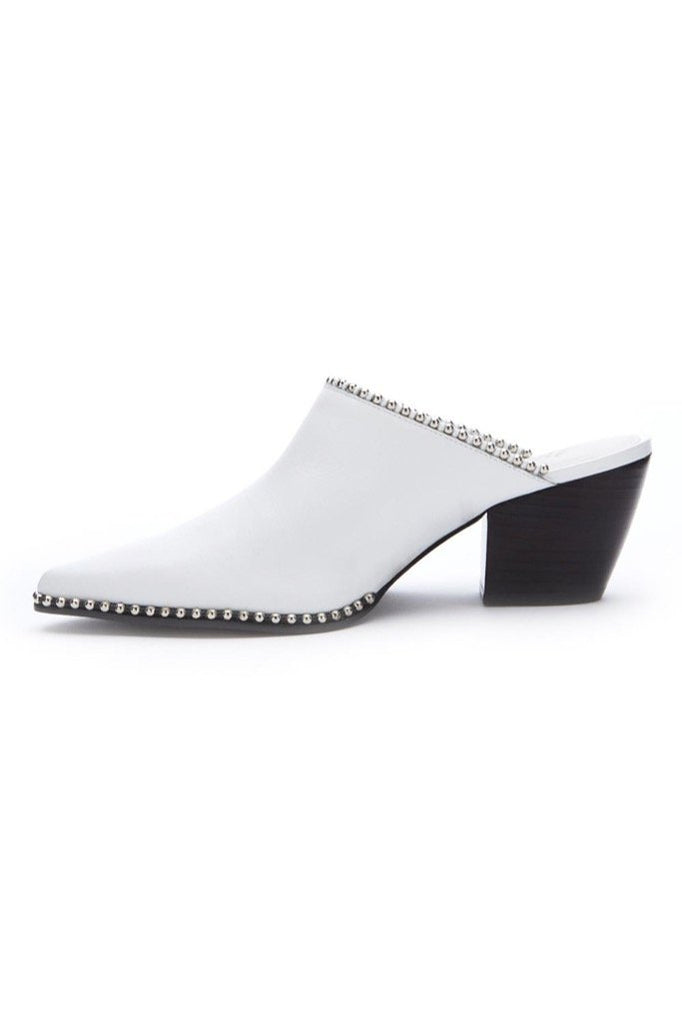 White Zandra Mule