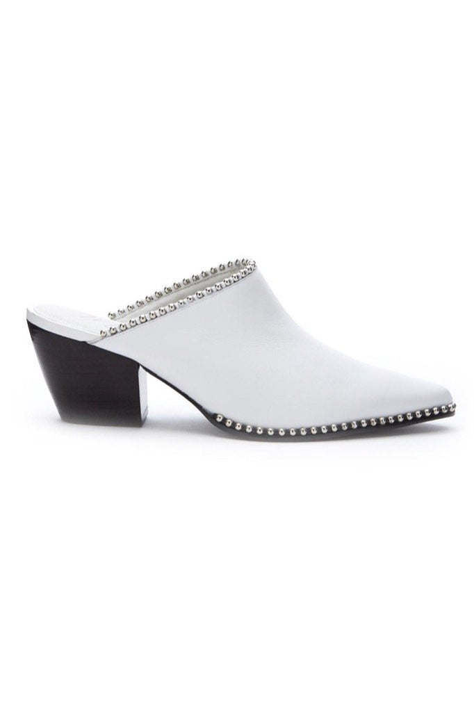 White Zandra Mule
